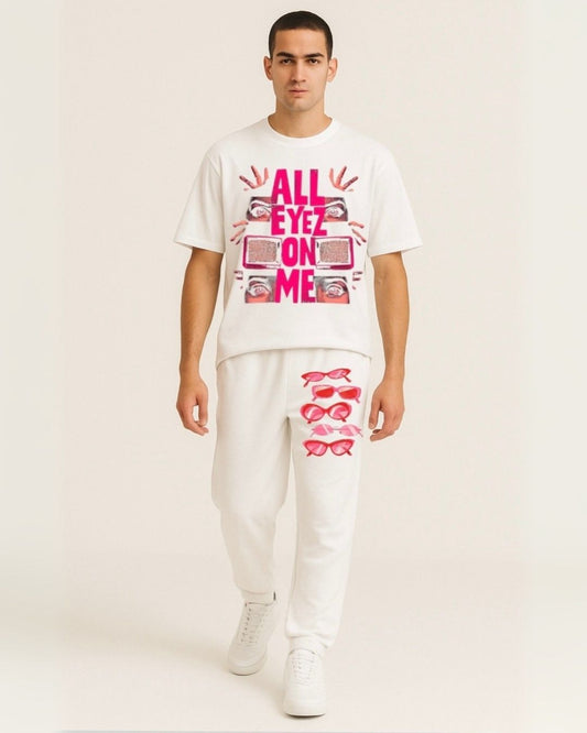 MEN'S EYES ON ME CORDS (WHITE AND WHITE)