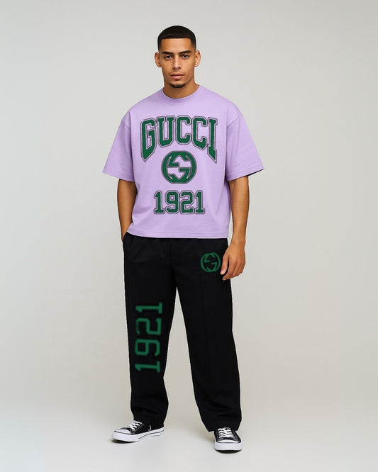 MEN'S GUCCI 1921 CORDS (PURPLE AND BLACK)