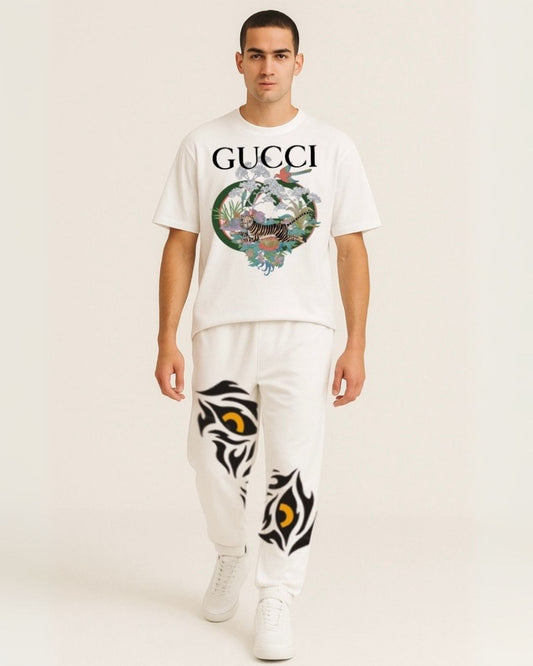 MEN'S GUCCI SAFARI  CORDS (WHITE AND WHITE)