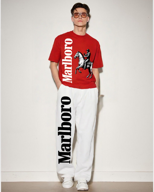 MEN'S HORSE MB CORDS (RED AND WHITE)