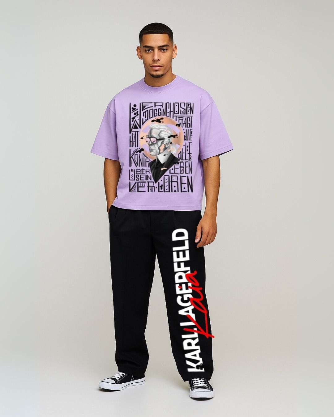 MEN'S KARL CORDS (PURPLE AND BLACK)