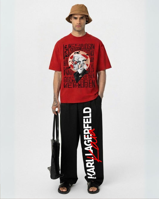 MEN'S KARL CORDS (RED AND BLACK)