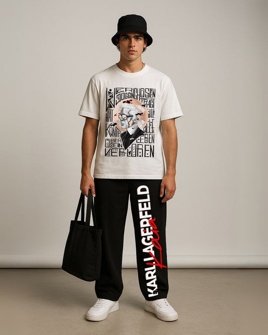 MEN'S KARL CORDS (WHITE & BLACK)