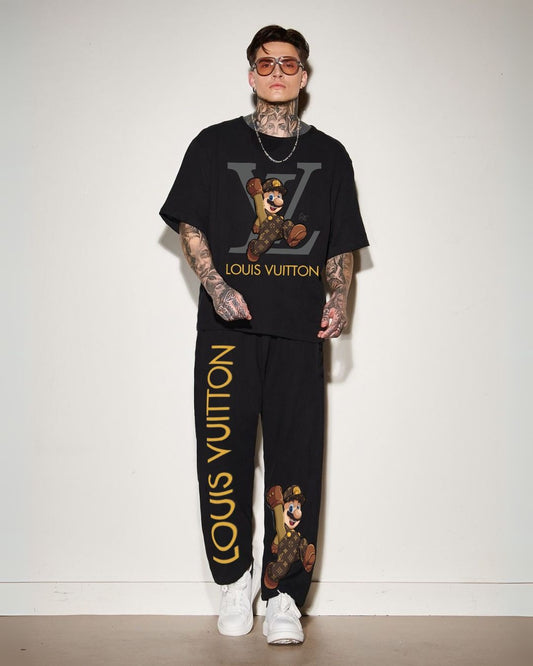 MEN'S  LV MARIO CORDS (BLACK AND BLACK)