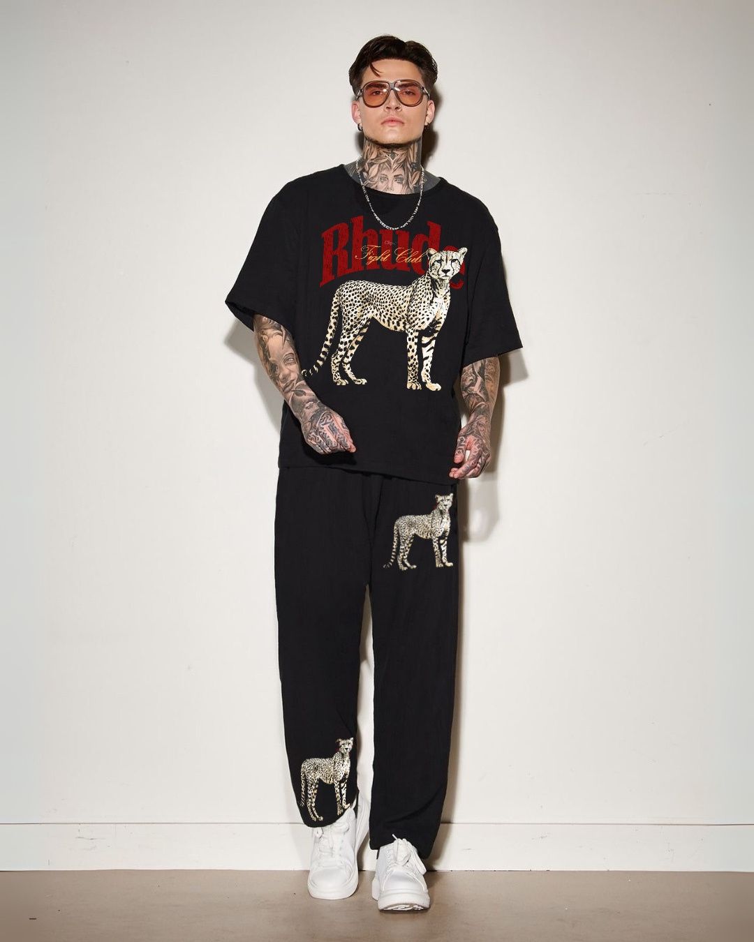 MEN'S RHUDE LEO CORDS (BLACK AND BLACK)