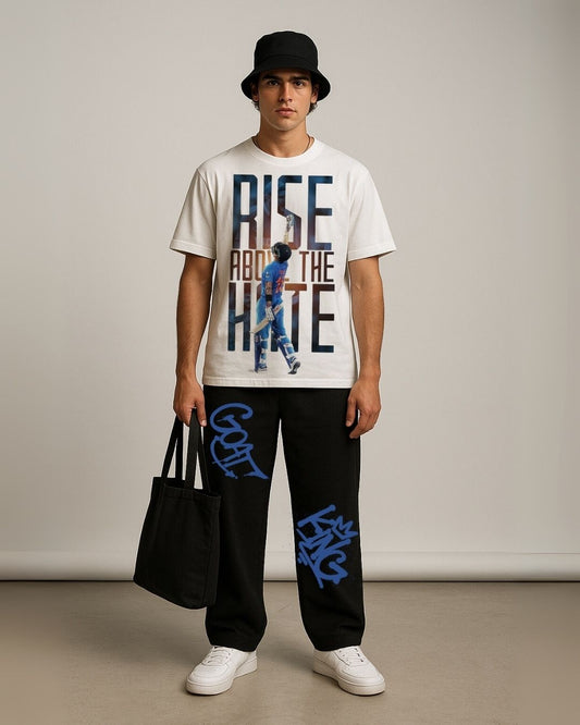 MEN'S RISE CORDS (WHITE AND BLACK)