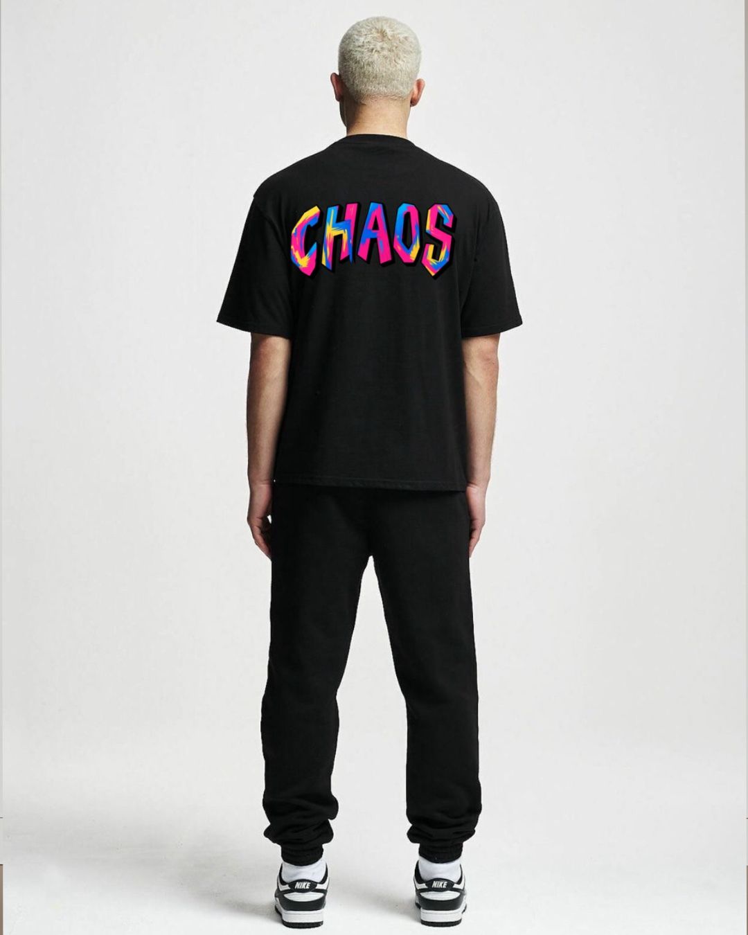 MEN’S STREET CARTOON CORDSET (BLACK AND BLACK)