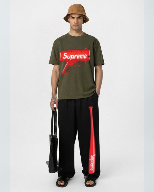 MEN'S STRIKE OUT CORDS (OLIVE AND BLACK)