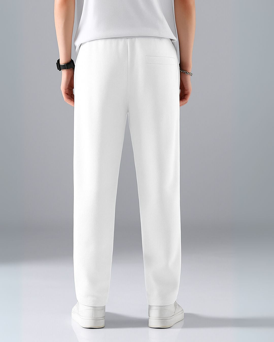 MEN'S HOLY EDGE  WHITE COTTON PANTS