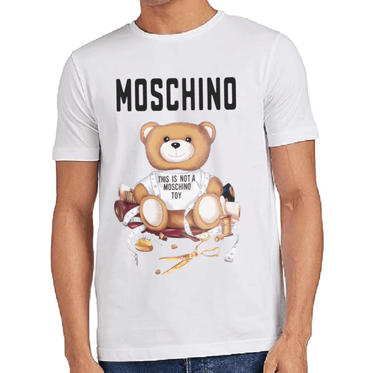 Moschino Bear Cotton T-shirt - White