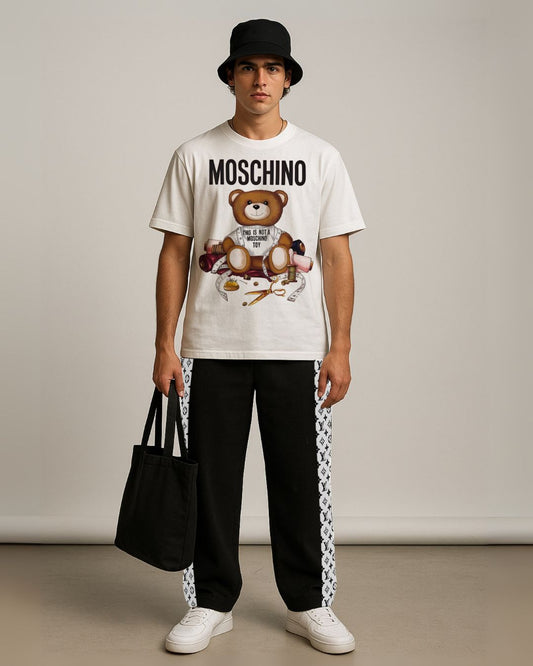 Moschino Tees with LV Style pant  (white and black)(*)