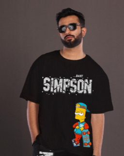 SIMPSON BLACK TEE(*)