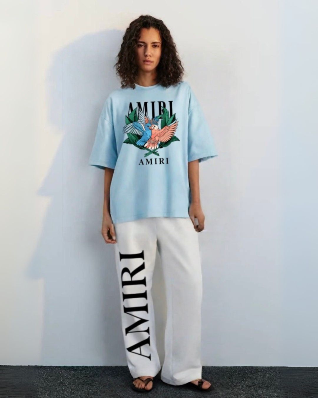 WOMEN'S AMIRI BIRDS CORDS (BLUE AND WHITE)