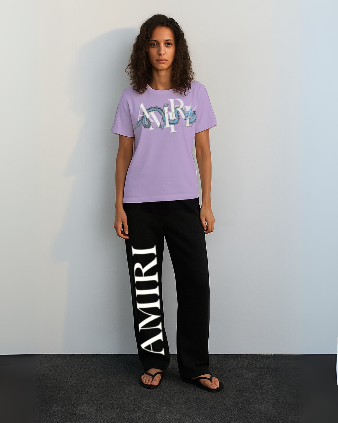 WOMEN'S  AMIRI DRAGON CORDS (PURPLE AND BLACK)