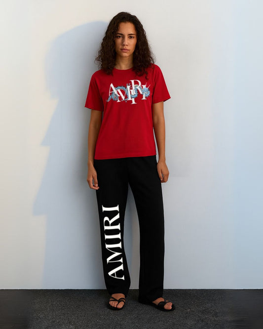 WOMEN'S  AMIRI DRAGON CORDS (RED AND BLACK)