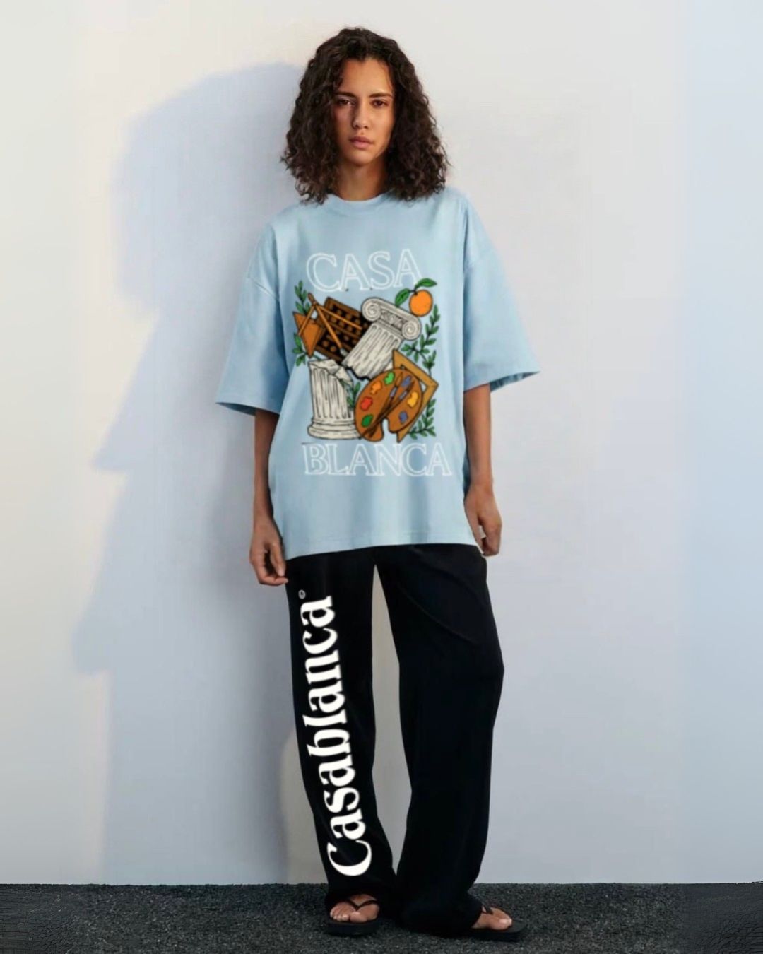 WOMEN'S CASABLANCA CORDS (BLUE AND BLACK)