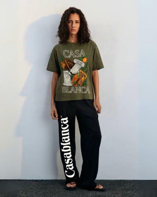 WOMEN'S CASABLANCA CORDS (OLIVE AND BLACK)