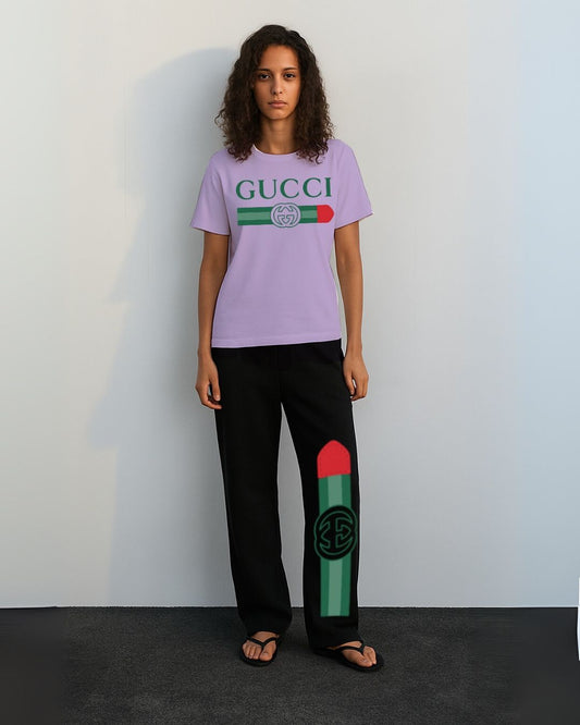 WOMEN'S GG GUCCI CORDS (PURPLE AND BLACK)