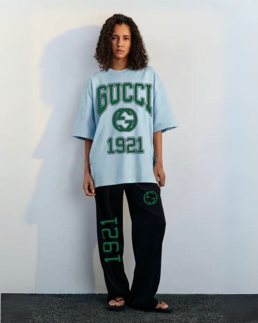 WOMEN'S GUCCI 1921 CORDS (BLUE AND BLACK)