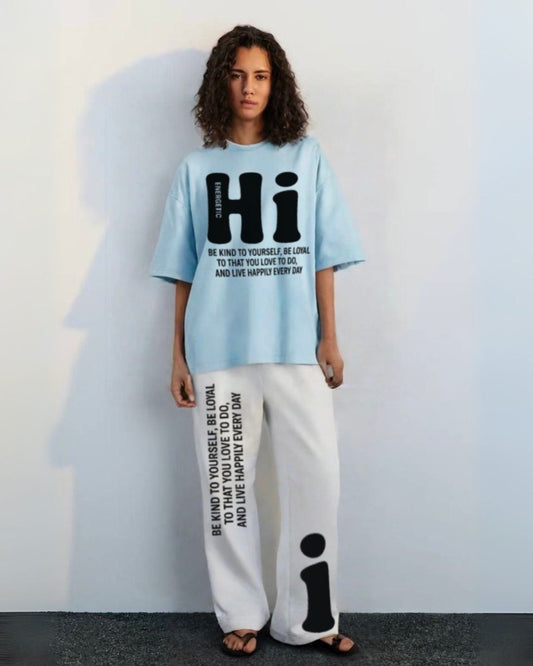 WOMEN'S HI ENERGETIC CORDS (BLUE AND WHITE)