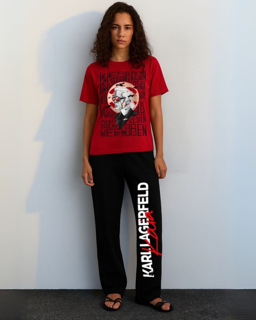 WOMEN'S KARL CORDS (RED AND BLACK)