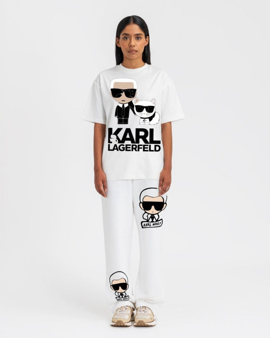 WOMEN'S KARL WHO CORDS (WHITE AND WHITE)