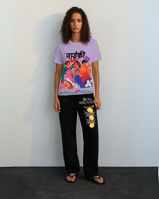 WOMEN'S NIKE ICON CORDSET (PURPLE AND BLACK)