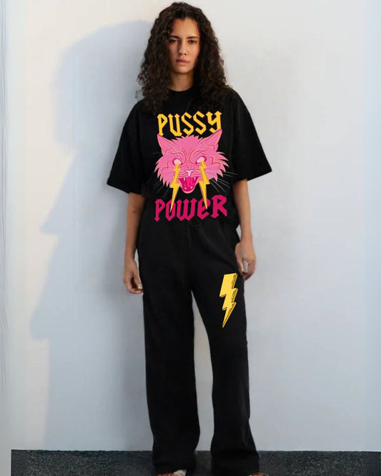 WOMEN'S PROUD CORDSET (BLACK AND BLACK)