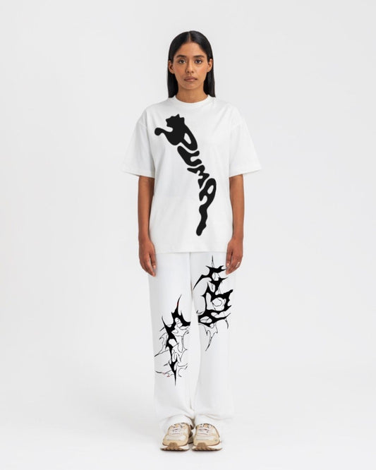 WOMEN'S PUMA SHOCKWAVE CORDS (WHITE AND WHITE)