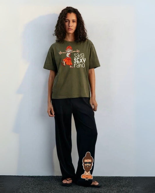 WOMEN'S QUIRKY KARMA CORDS (OLIVE AND BLACK)