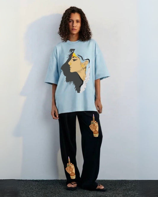 WOMEN'S RAW ENERGY CORDSET (BLUE AND BLACK)