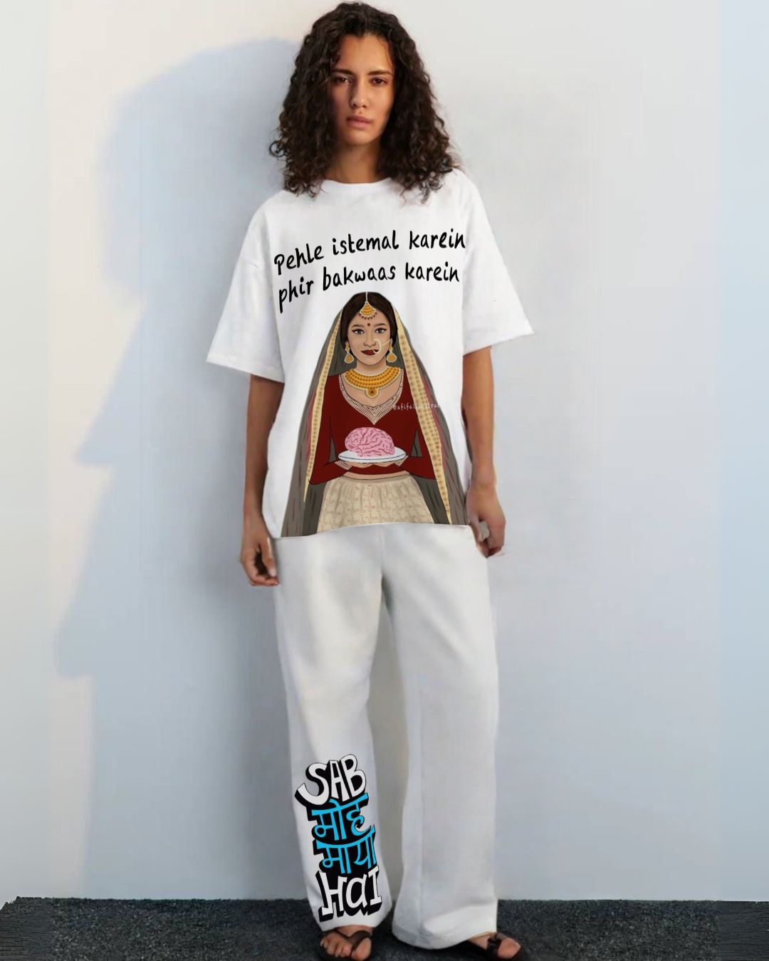 WOMEN'S REBEL TALK CORDSET (WHITE AND WHITE)