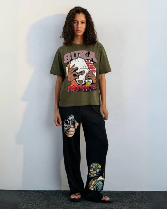 WOMEN'S SUKA CORDS (OLIVE AND BLACK)