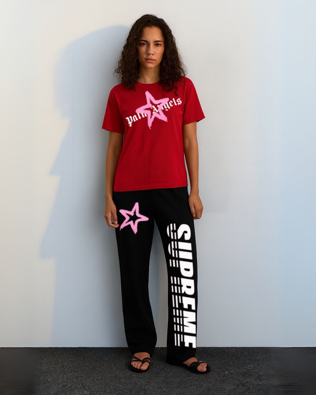 WOMEN'S SUPREME ANGLES CORDS (RED AND BLACK)