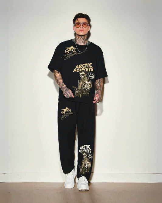 MEN'S ARCTIC MONKEYS CORDSET (BLACK AND BLACK)