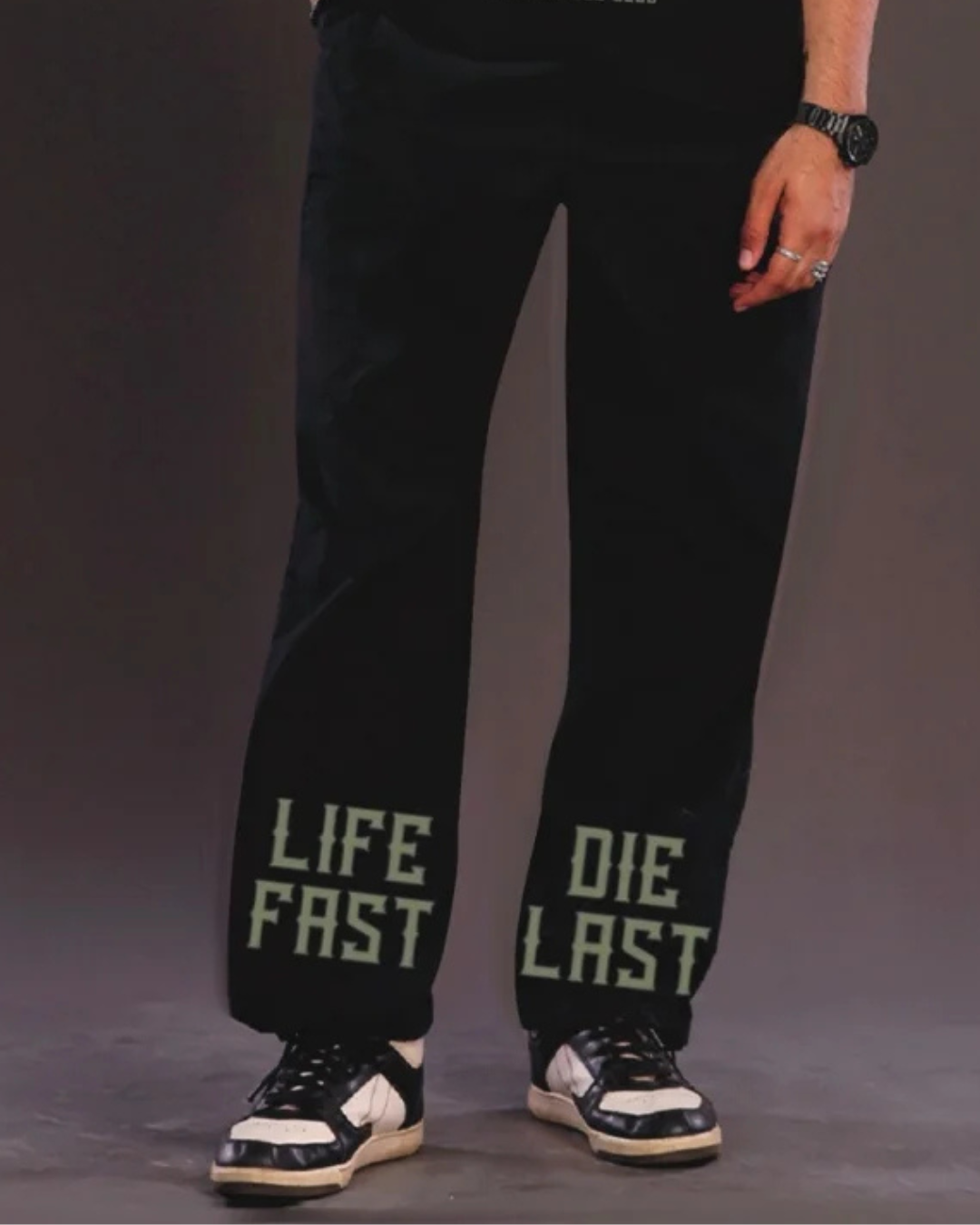 BLACK PANTS CAFERACER(*)