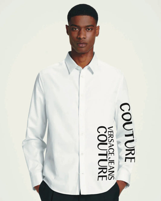 MONO TYPE FULL SLEEVE WHITE SHIRT(*)