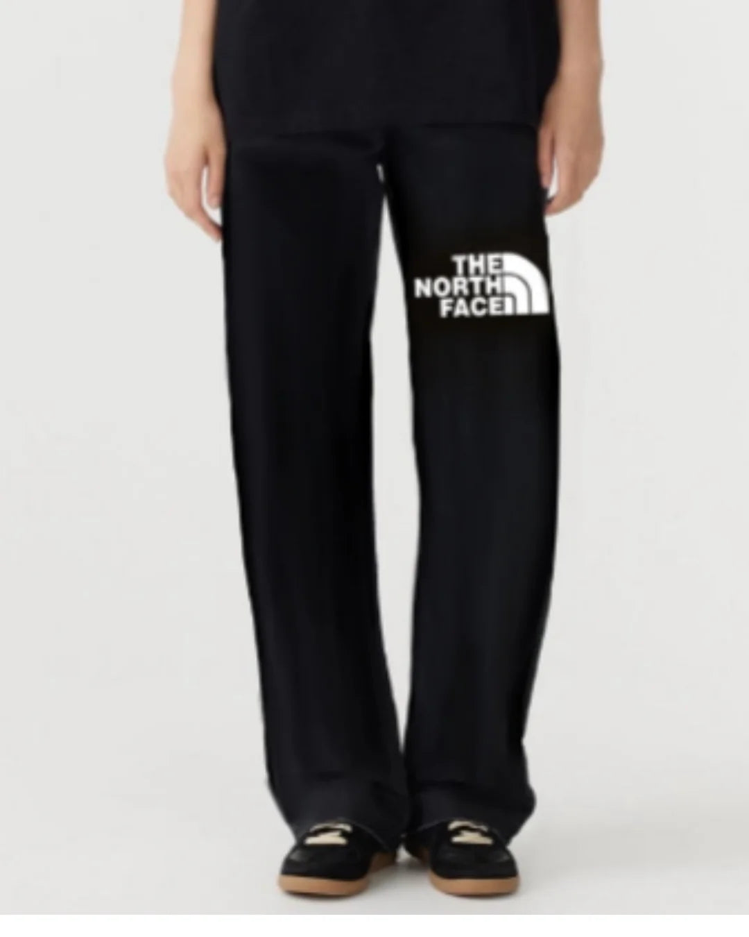 MENS NORTH FACE BLACK COTTON PANTS(*)