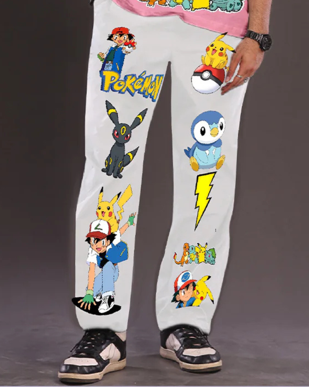 POKEMON PANT WHITE(*)