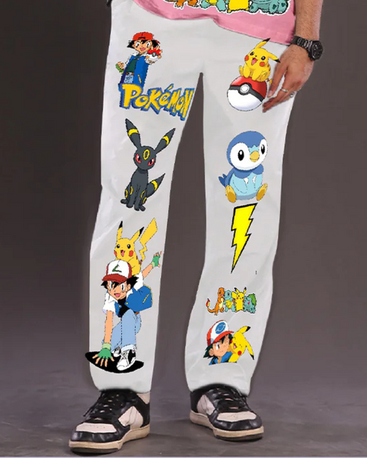 POKEMON PANT WHITE(*)