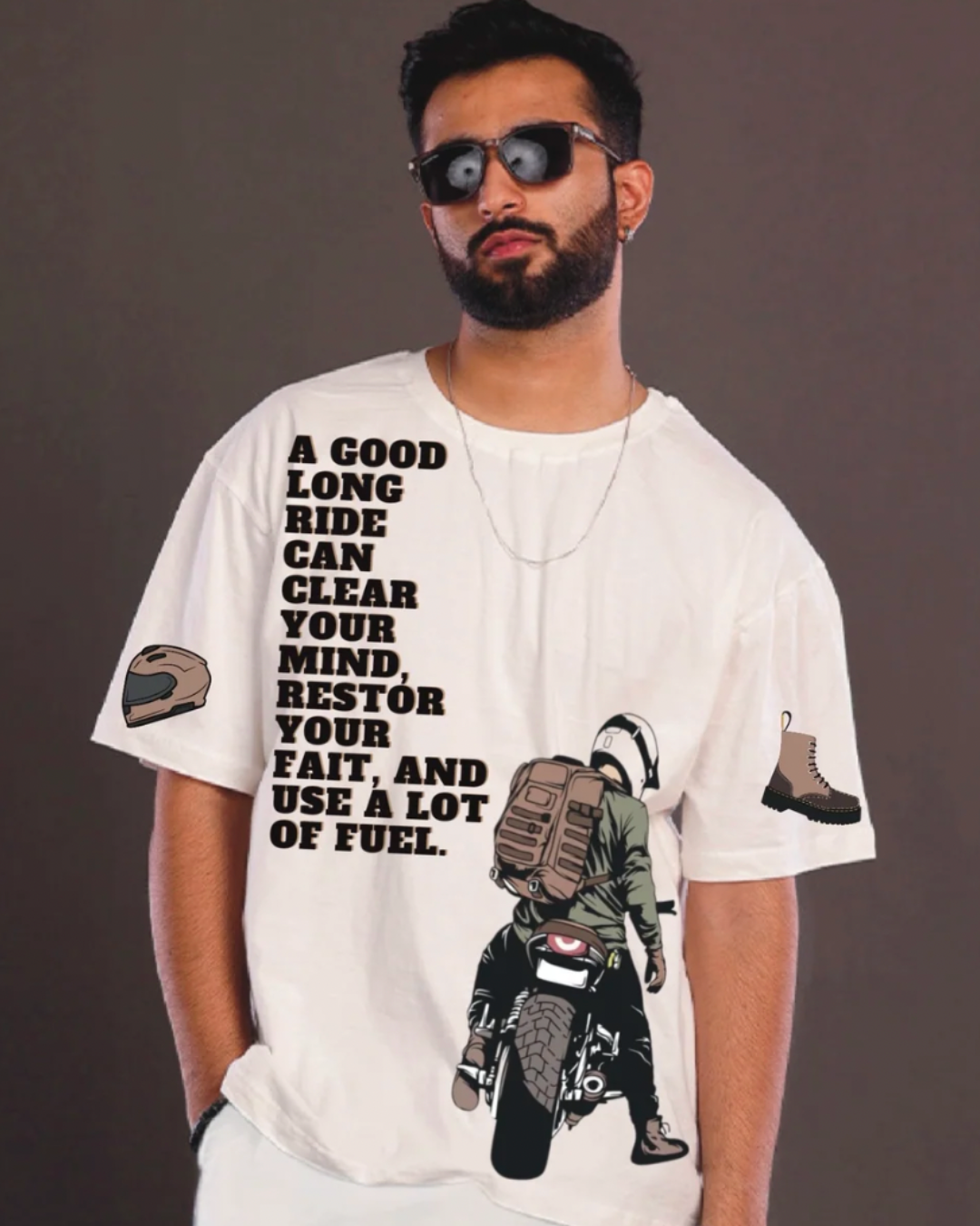 BIKE LOVER TSHIRT WHITE (*)