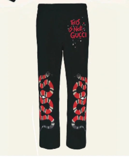 SNAKE EDITION COTTON PANT(*)